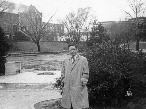 Fuchun Yu in the USA in 1949