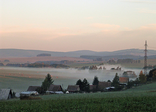 An Ash Mountains village at dawn