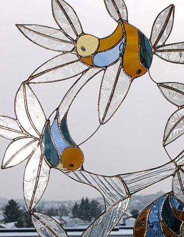 Tree with Birdies, detail