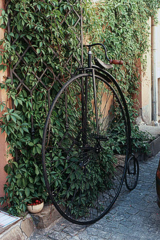 Racing bicycle in Krakow