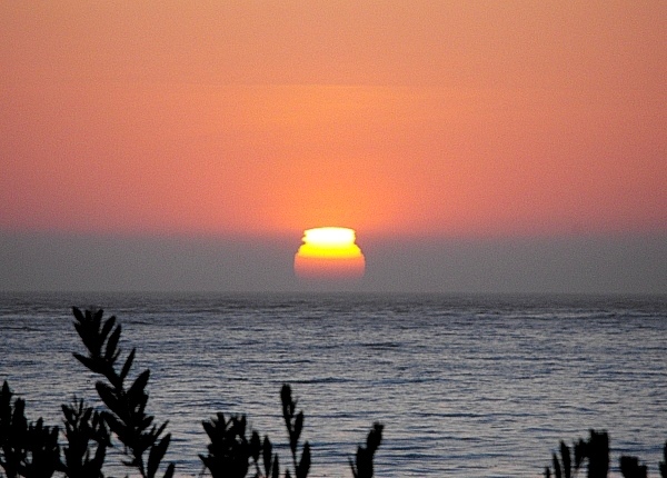 Sunset at Carmel beach
