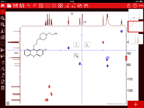 Mnova Tablet screenshot